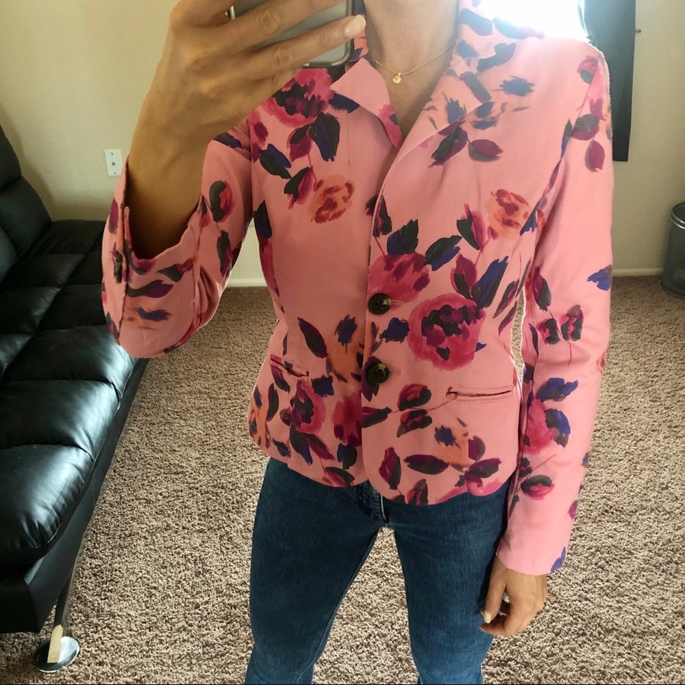 Cabi Floral Jacket Size 6